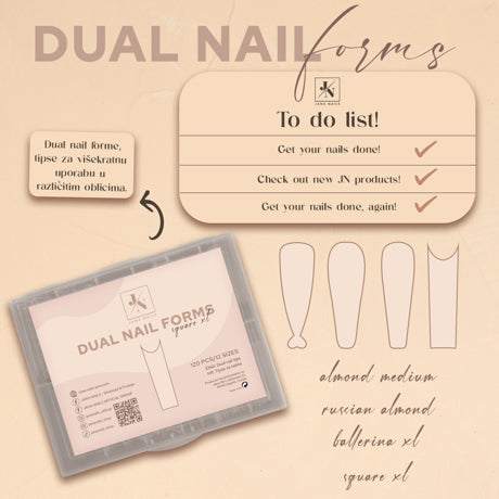 Dual Nail Form - Ballerina XL