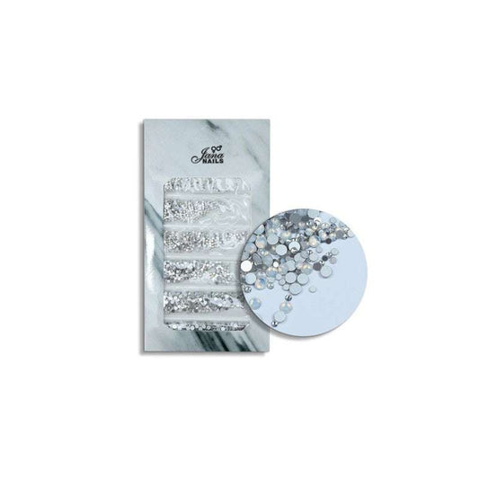 Cristaux 1400 pces White Opal