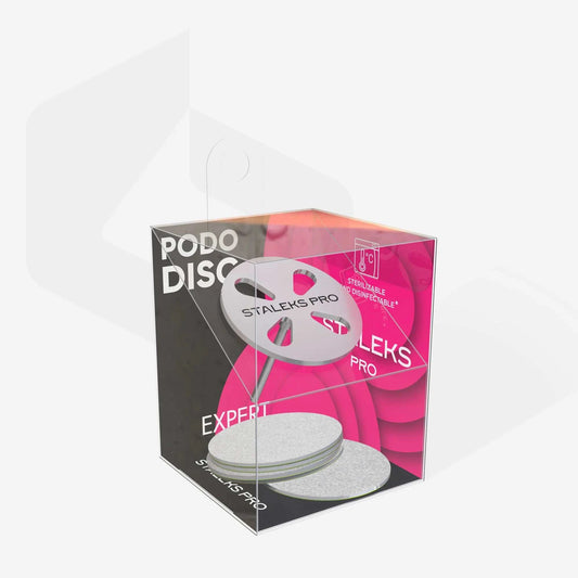 Staleks Pedicure disc PODODISC L EXPERT and set of disposable files 180 grit 5 pcs (25 mm)