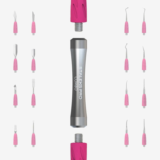 Staleks Combo - UNIQ 10 Grey Handle Pusher