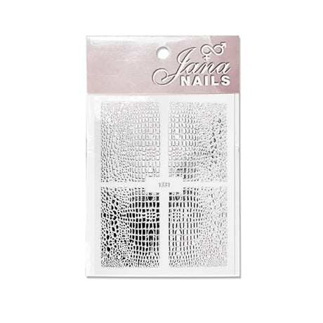 Flexi Stickers Silver Animal Print 01