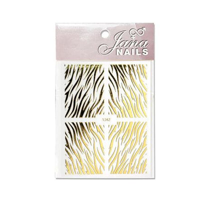 Flexi Stickers Gold Animal Print 03