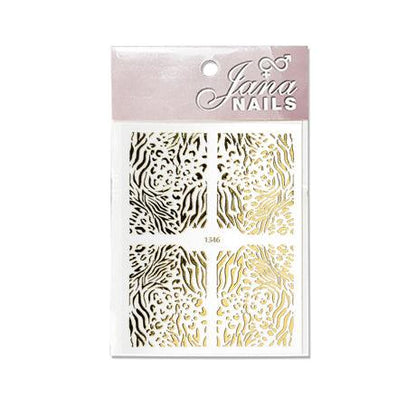 Flexi Stickers Gold Animal Print 04