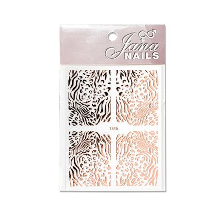 Flexi Stickers RoseGold Animal Print 04