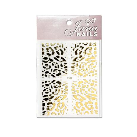 Flexi Stickers Gold Animal Print 06
