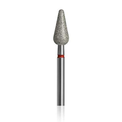 JN Embout diamant Cone Red for pedicure, 5mm head.