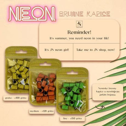 Bandes abrasives Néon vert 150