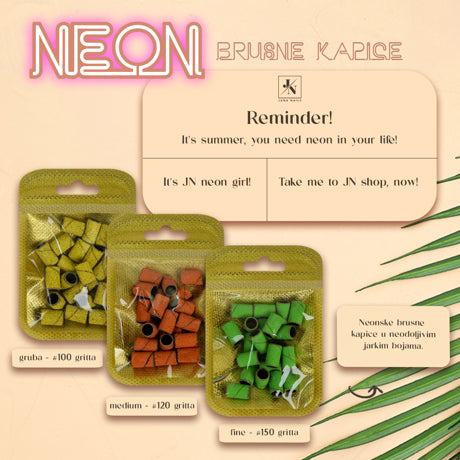 Bandes abrasives Néon jaune 100