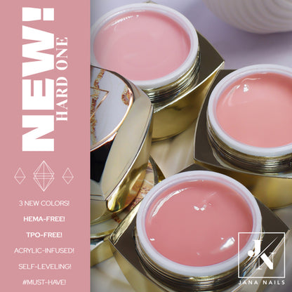 Hard One Builder Gel Silky Rose - 50 ml