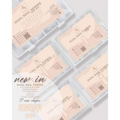Dual Nail Form - Full Cover Slim Square