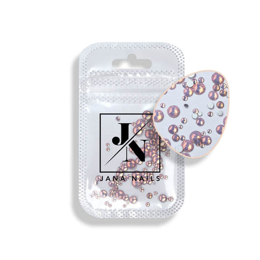 Opal Diamonds Mix Size 100 pces - Pink