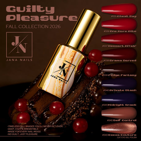 J-Laque Guilty Pleasure Box - 8 pcs + 1 Free Cat Eye !
