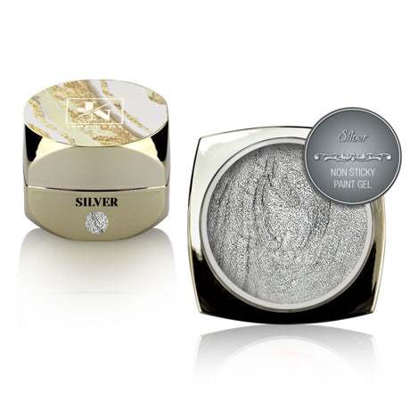 Non Sticky Paint Gel Silver - 5ml