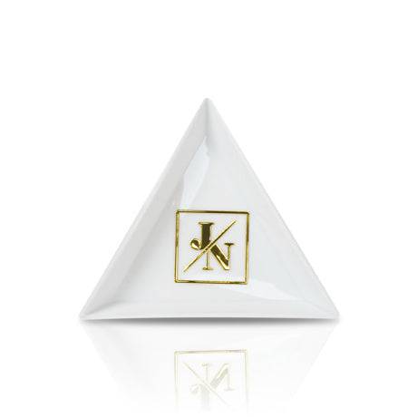 JN Mini Triangle Tray White