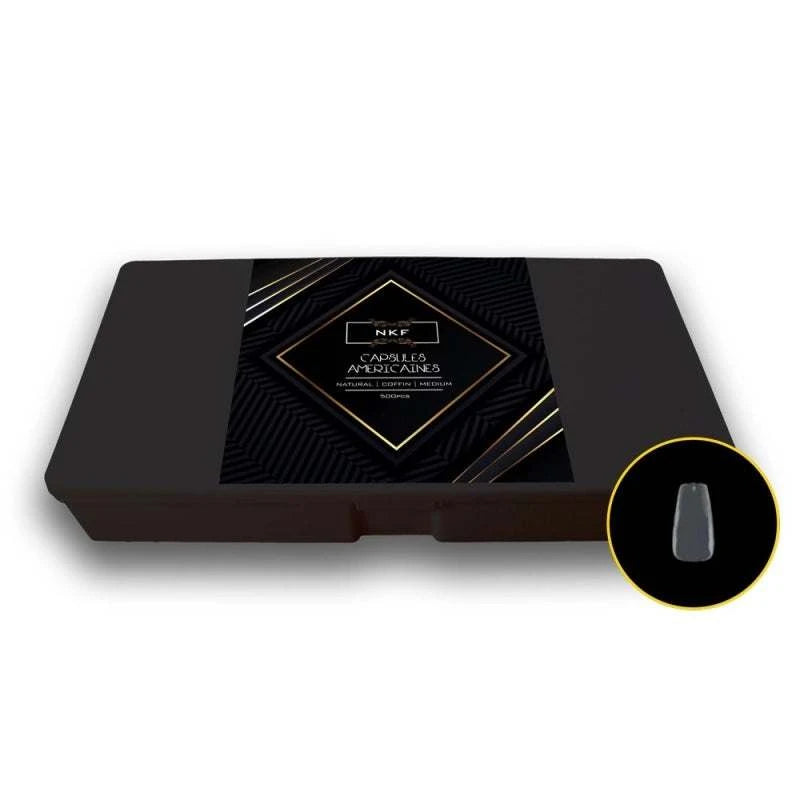 Natural Coffin Medium NKF - Soft Gel Tips