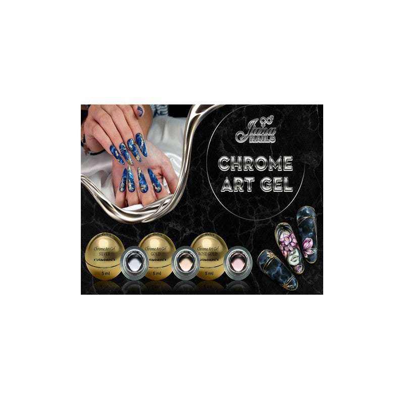 Chrome Art Gel Rose Gold