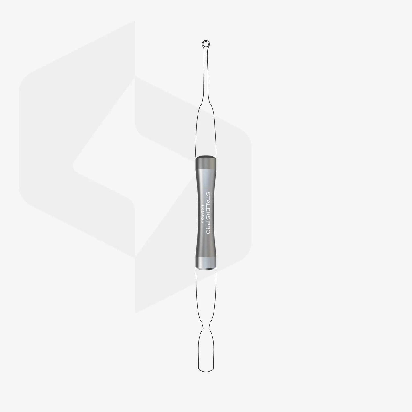 Staleks Combo - UNIQ 10 Grey Handle Pusher