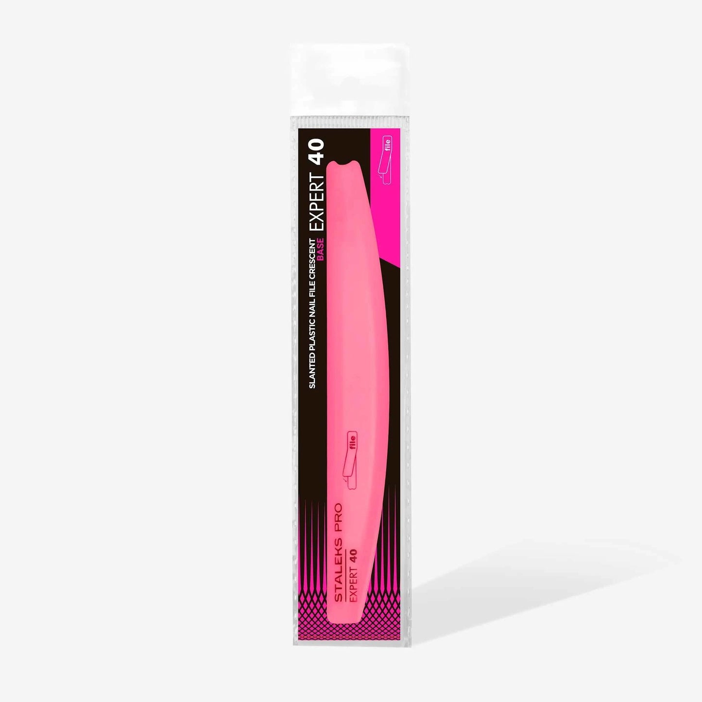 Staleks Crescent beveled plastic base for nail file EXPERT 40