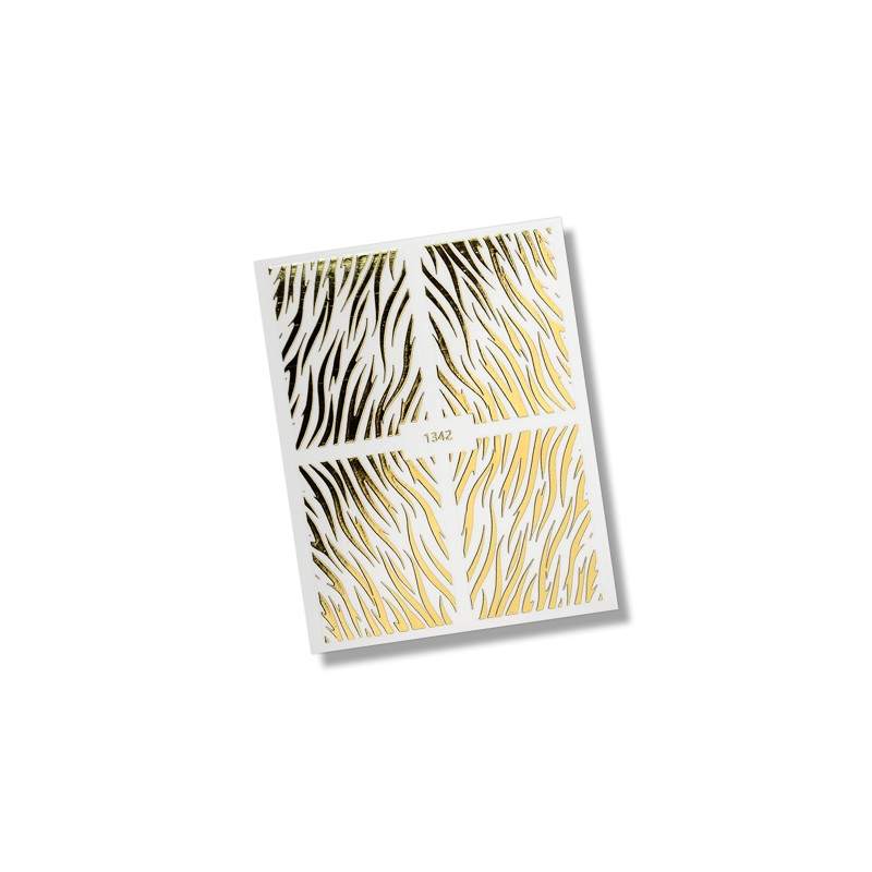 Flexi Stickers Gold Animal Print 03