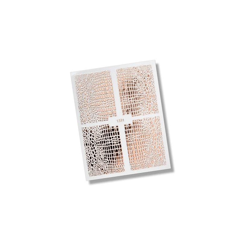 Flexi Stickers RoseGold Animal Print 01