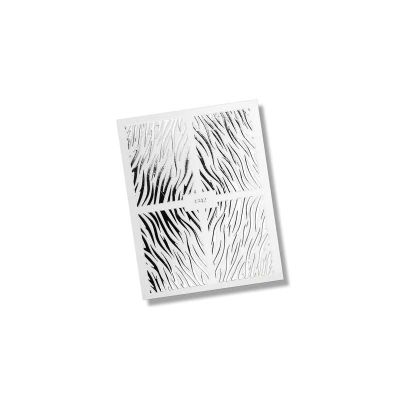 Flexi Stickers Silver Animal Print 03
