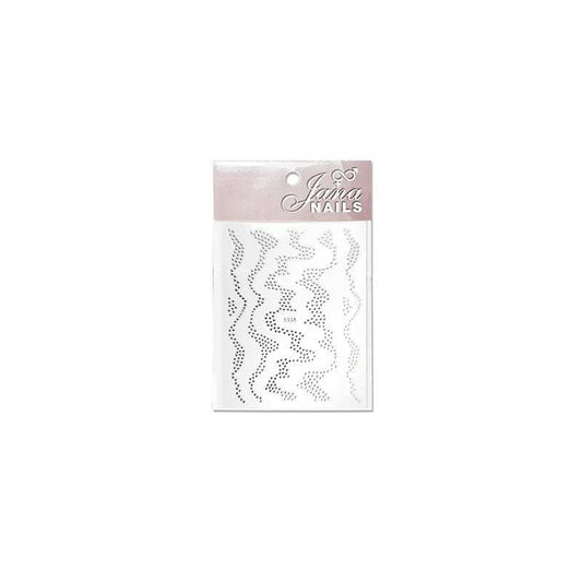 Flexi Stickers Silver dots