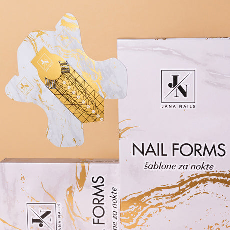 JN Gold Butterfly Paper Forms 100 pces