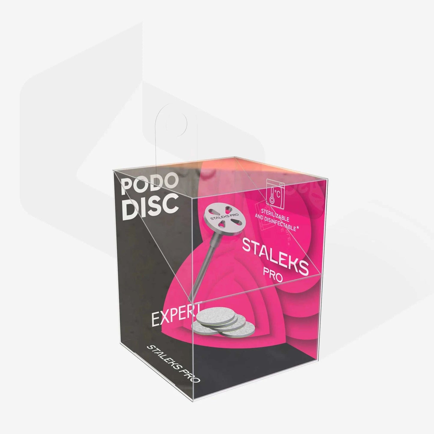 Staleks Pedicure disc PODODISC ХS EXPERT and set of disposable files 180 grit 5 pcs (10 mm)