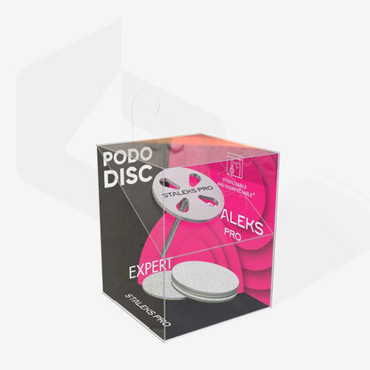Staleks Pedicure disc PODODISC M EXPERT and set of disposable files 180 grit 5 pcs (20 mm)