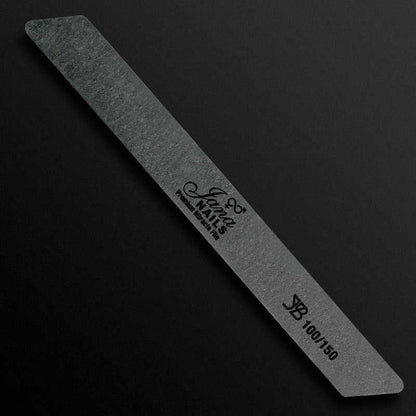 Premium File JB 100/150, durable and washable nail file, suitable for natural nail preparation and gel finishing.