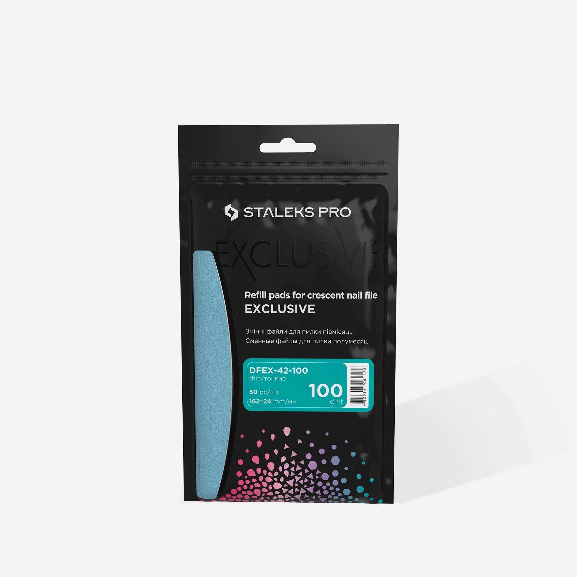Staleks Abrasifs 100 pour lime métal Halfmoon MBE-40