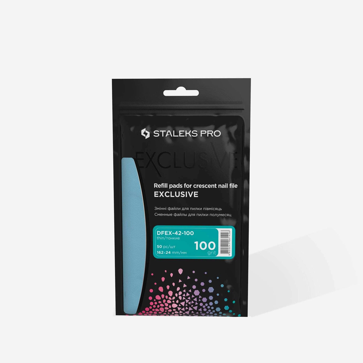 Staleks Abrasifs Soft 100 pour lime métal Halfmoon MBE-40