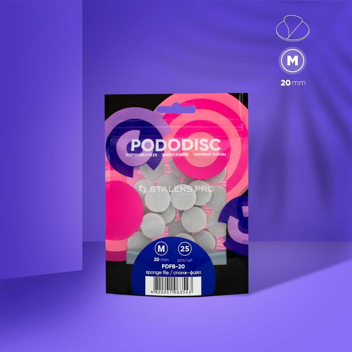 Staleks éponges Pododisc M